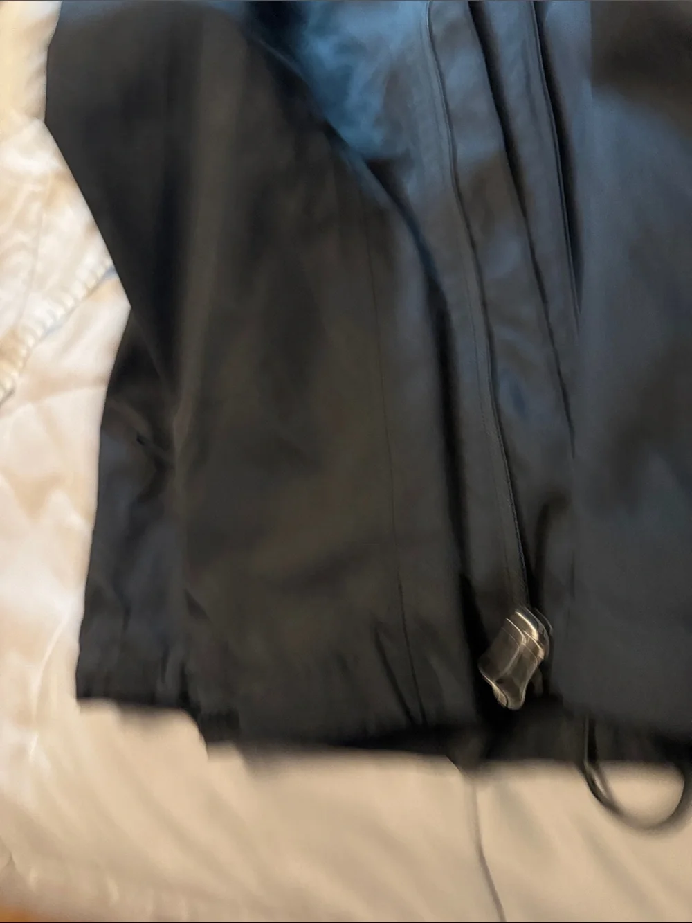 The North Face Black Hooded Raincoat